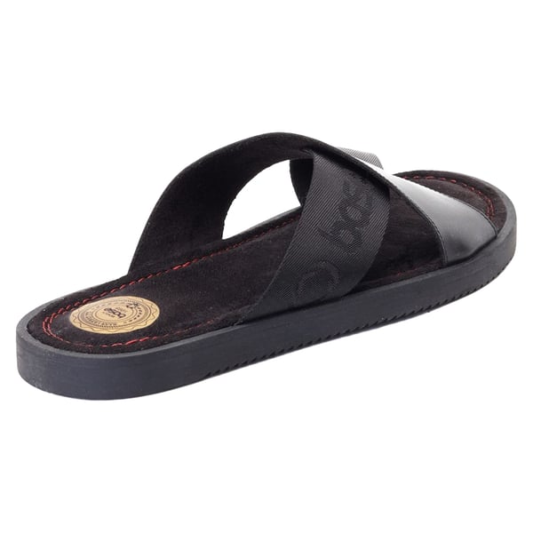 Base London Mens Webb nahkaiset sandaalit