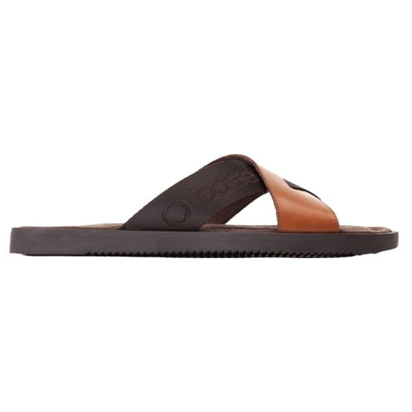 Base London Mens Webb Leather Sliders