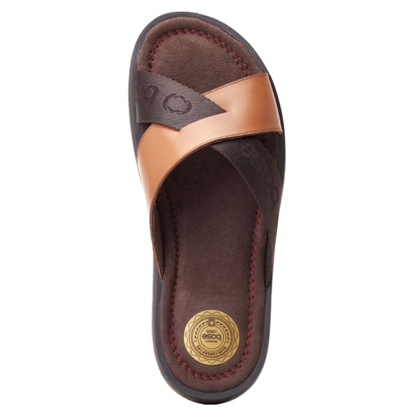 Base London Mens Webb Leather Sliders