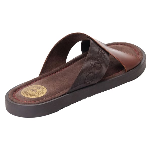 Base London Mens Webb nahkaiset sandaalit