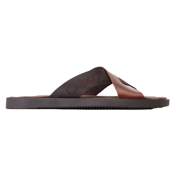 Base London Mens Webb nahkaiset sandaalit