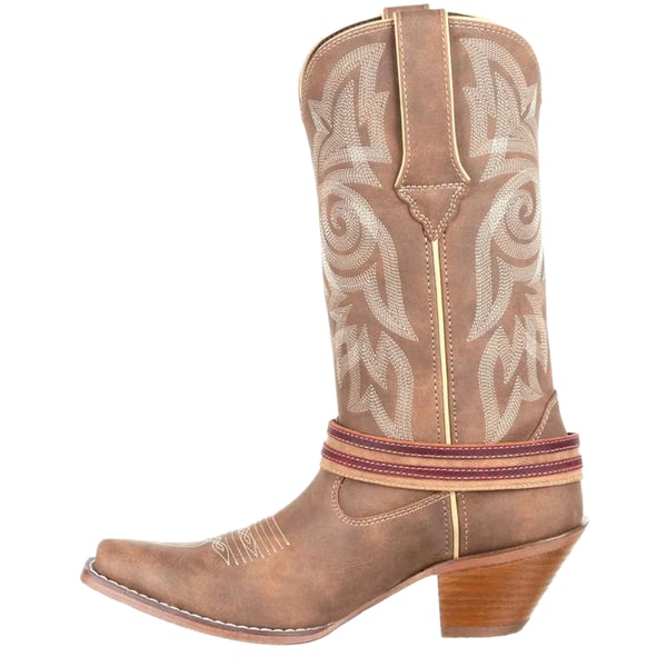 Durango Womens/Ladies Crush Flag Leather Strap Cowboy Boots