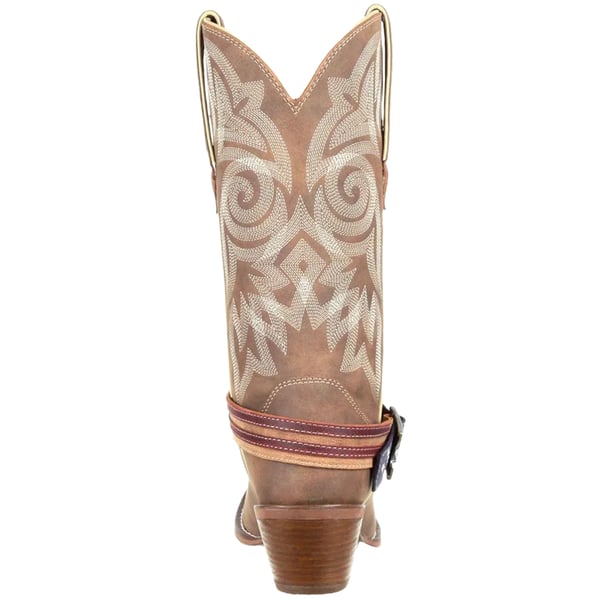 Durango Womens/Ladies Crush Flag Leather Strap Cowboy Boots