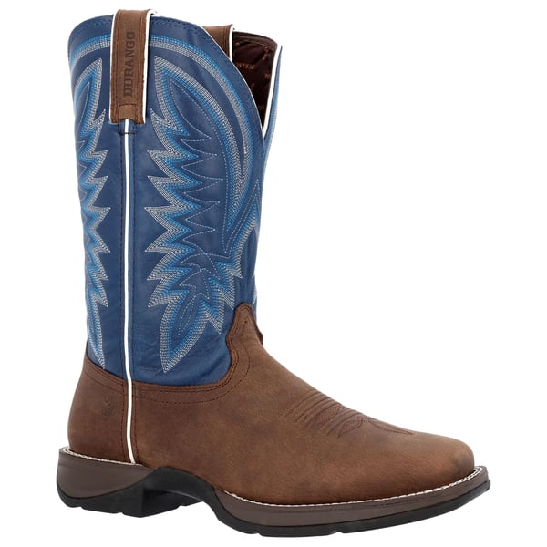 Durango Mens Rebel Full Grain Leather Cowboy Boots