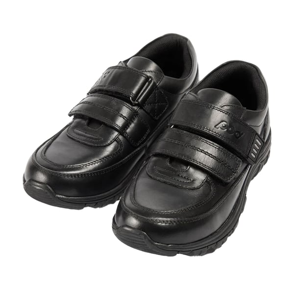 POD Boys Sprint Leather School Shoes