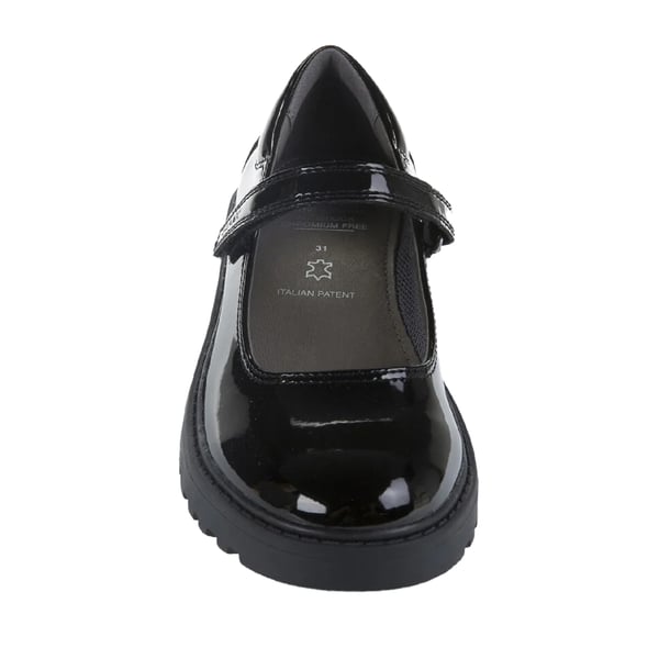 Geox Girls J Casey G. P Leather School Shoes