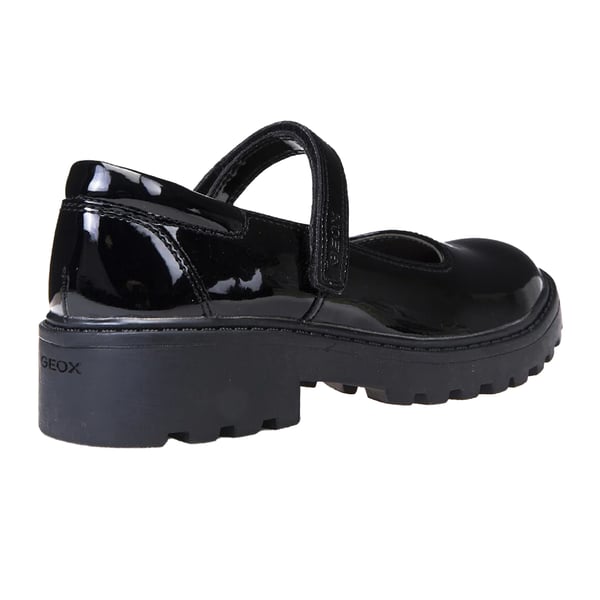 Geox Girls J Casey G. P Leather School Shoes