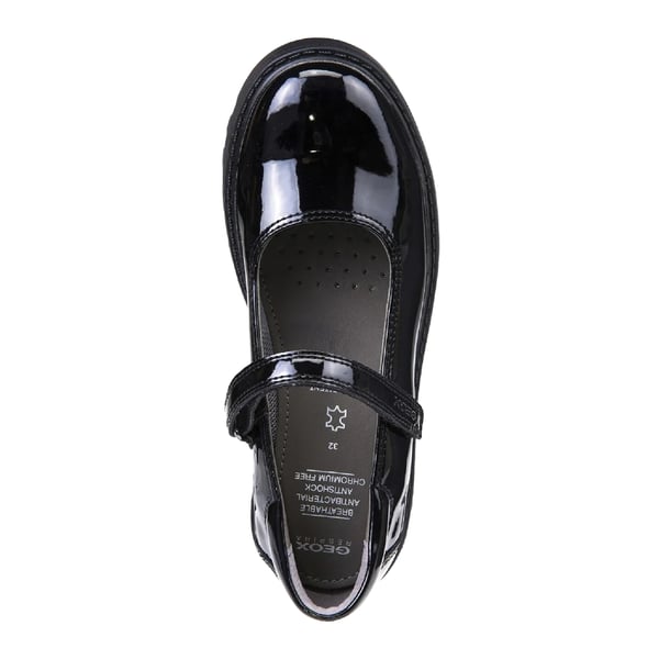 Geox Girls J Casey G. P Leather School Shoes