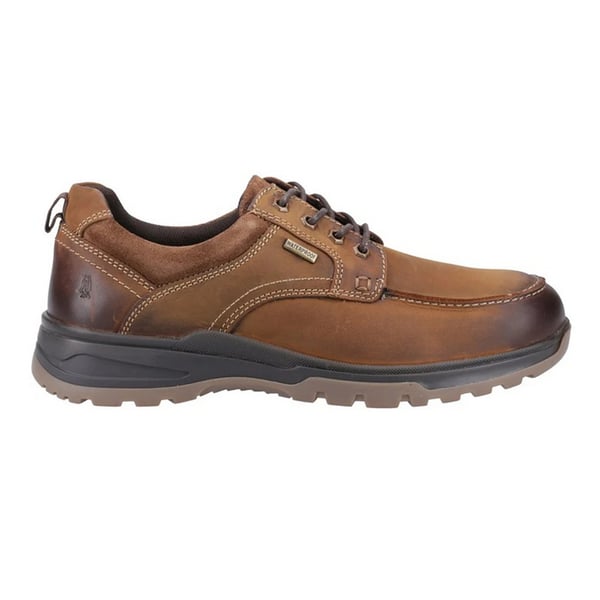 Hush Puppies Mens Percy Leather Lace Up Trainers
