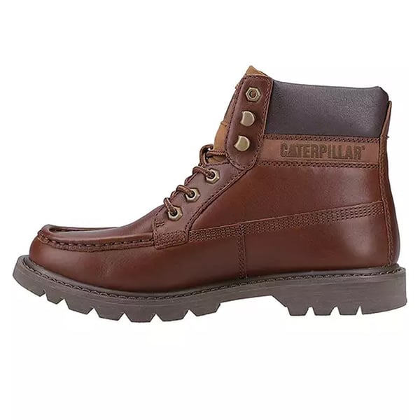 CAT Lifestyle Mens Colorado Full Grain Leather Moc Toe Safety Boots