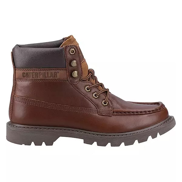 CAT Lifestyle Mens Colorado Full Grain Leather Moc Toe Safety Boots