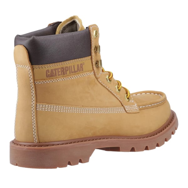 CAT Lifestyle Mens Colorado Full Grain Leather Moc Toe Safety Boots