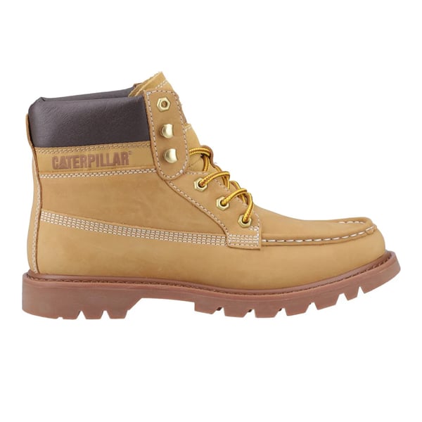 CAT Lifestyle Mens Colorado Full Grain Leather Moc Toe Safety Boots