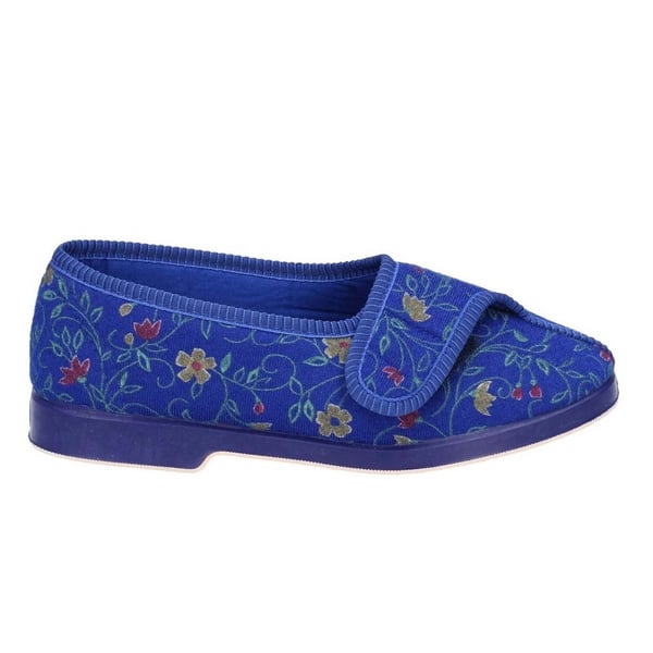 GBS Wilma Ladies Wide Fit Slipper / Womens Slippers