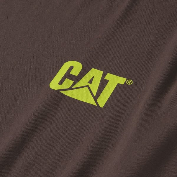 Caterpillar miesten Trademark Banner pitkähihainen T-paita