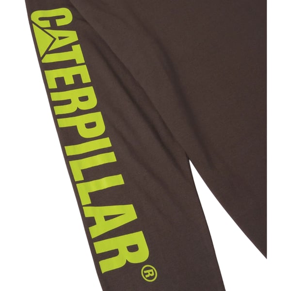Caterpillar miesten Trademark Banner pitkähihainen T-paita