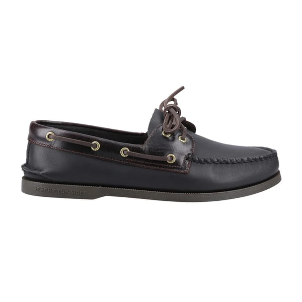 Sperry Mens Authentic Full Grain Leather 2 Eyelet Boat Shoes