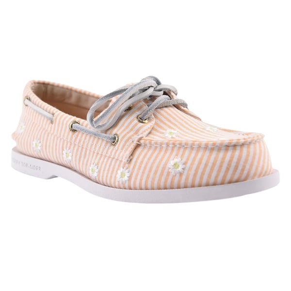 Sperry Womens/Ladies Authentic Original Seersucker Boat Shoes