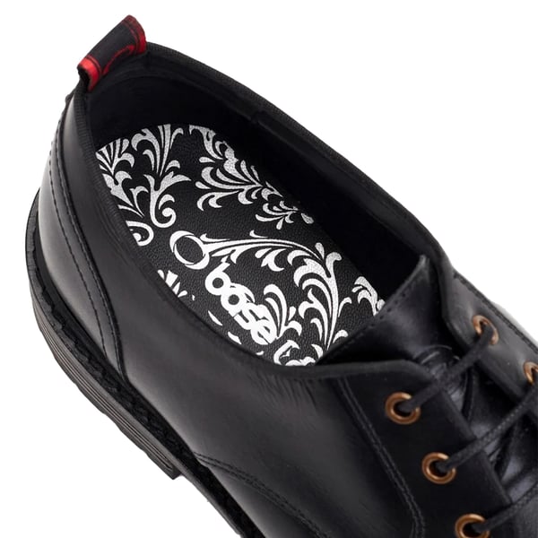 Base London Mens Dime Leather Derby Shoes
