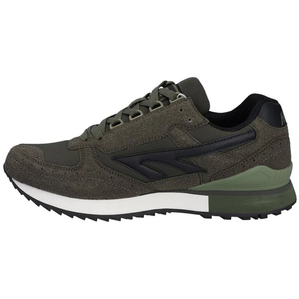 Hi-Tec Mens Silver Shadow Suede Trainers
