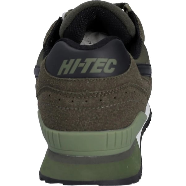 Hi-Tec Mens Silver Shadow Suede Trainers