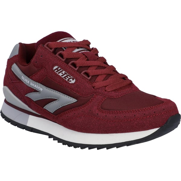 Hi-Tec Mens Silver Shadow Suede Trainers