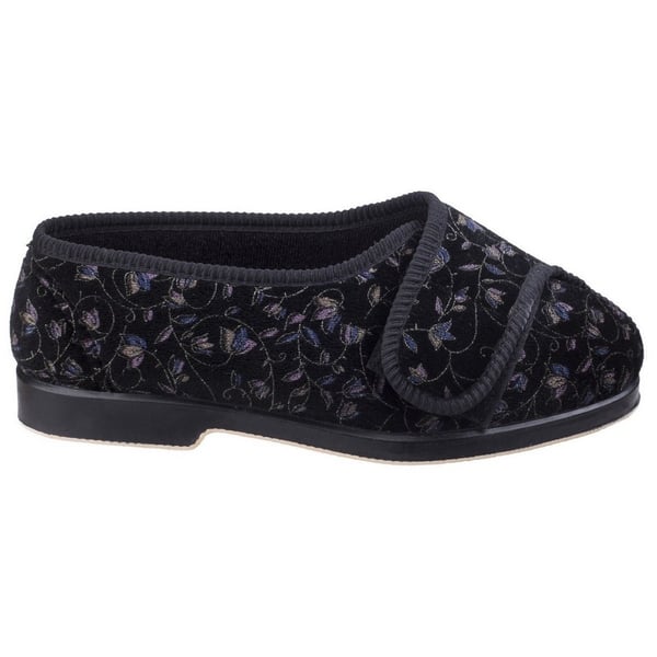 GBS Nola Extra Wide Fit Ladies Slipper / Womens Slippers