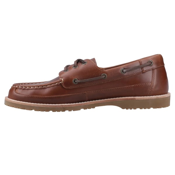 Sperry Mens Logo Leather Boat Shoes