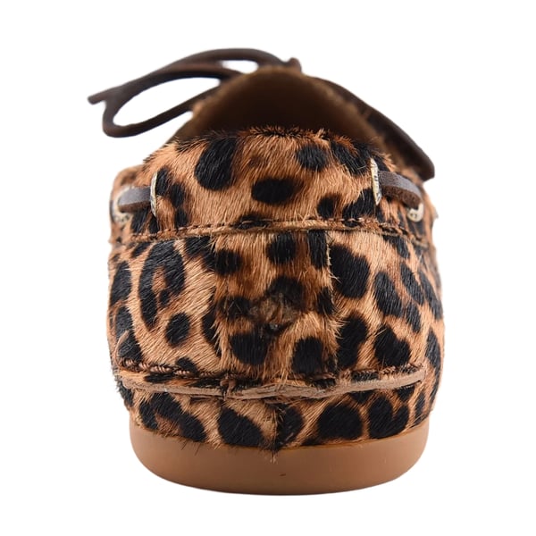 Sperry Womens/Ladies Leopard Print Boat Shoes