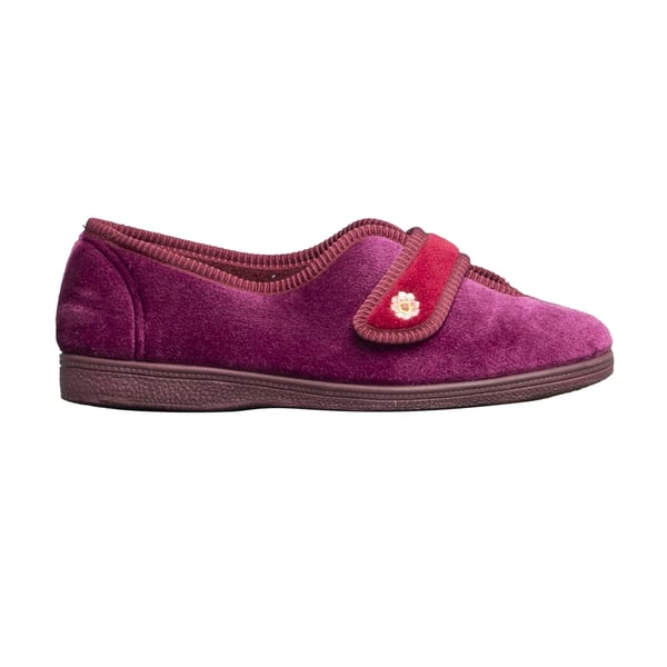 Mirak Andrea Touch Fastening Slipper / Womens Slippers / Ladies Slippers