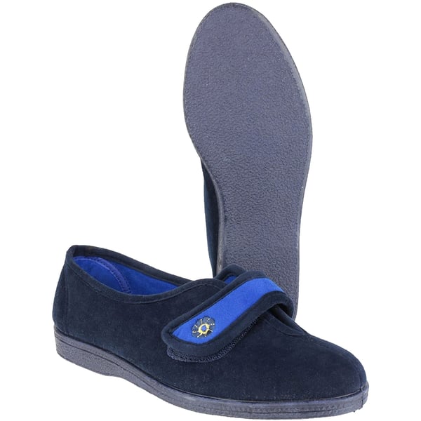 Mirak Andrea Touch Fastening Slipper / Womens Slippers / Ladies Slippers