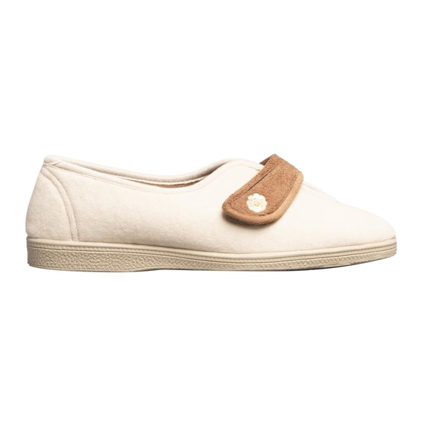 Mirak Andrea Touch Fastening Slipper / Womens Slippers / Ladies Slippers