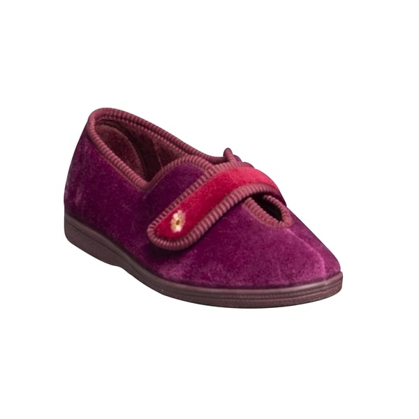 Mirak Andrea Touch Fastening Slipper / Womens Slippers / Ladies Slippers