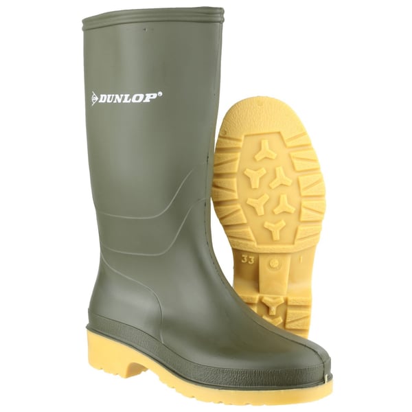 DUNLOP Kids Unisex 16247 DULLS Rain Welly / Wellington Boots