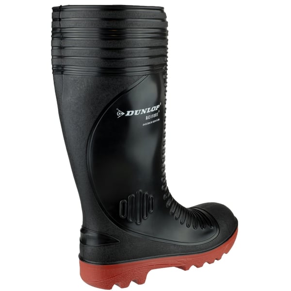 Dunlop Acifort A252931 Ribbed Full Safety Wellington / Mens Boots