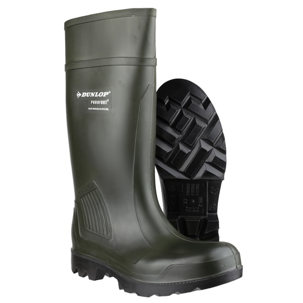 Dunlop D460933 Purofort PRO Non-Safety / Mens Boots / Plain Rubber Wellingtons