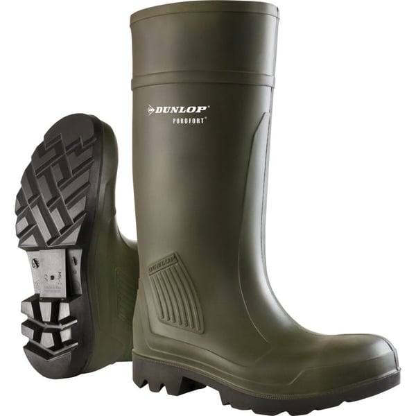 Dunlop D460933 Purofort PRO Non-Safety / Mens Boots / Plain Rubber Wellingtons