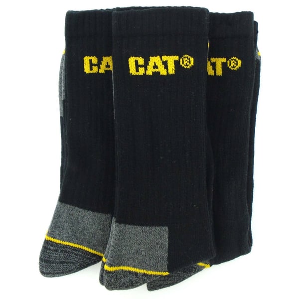 Caterpillar Crew Work Sock - 3-pack / Herrstrumpor