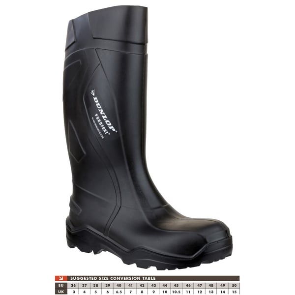 C762041 / Dunlop Purofort+ Full Safety Wellington / Mens Safety Boots