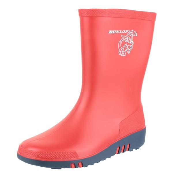 Dunlop Childrens Unisex Mini Elephant Wellington Boots