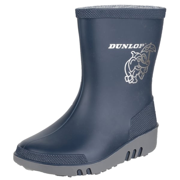 Dunlop Mini Childrens Unisex Elephant Wellington Boots