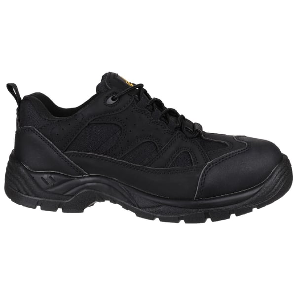Amblers Stål Unisex FS214 Black Safety Trainer / Herre Dame Sko