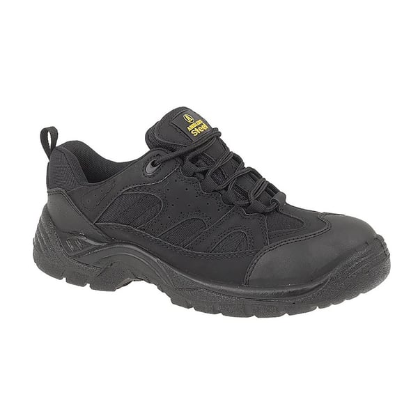 Amblers Steel Unisex FS214 Musta Turvajalkine / Miesten Naisten Kengät