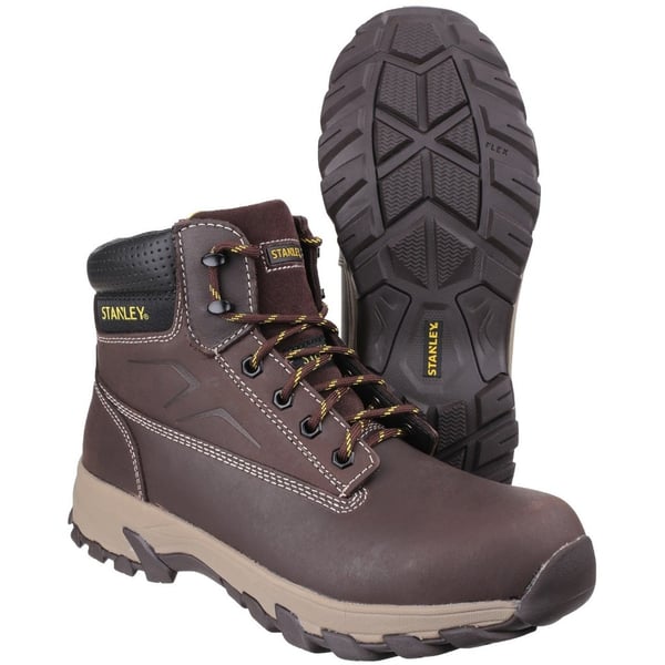 Stanley Mens Tradesman Lace Up Penetration Resistant Safety Boots