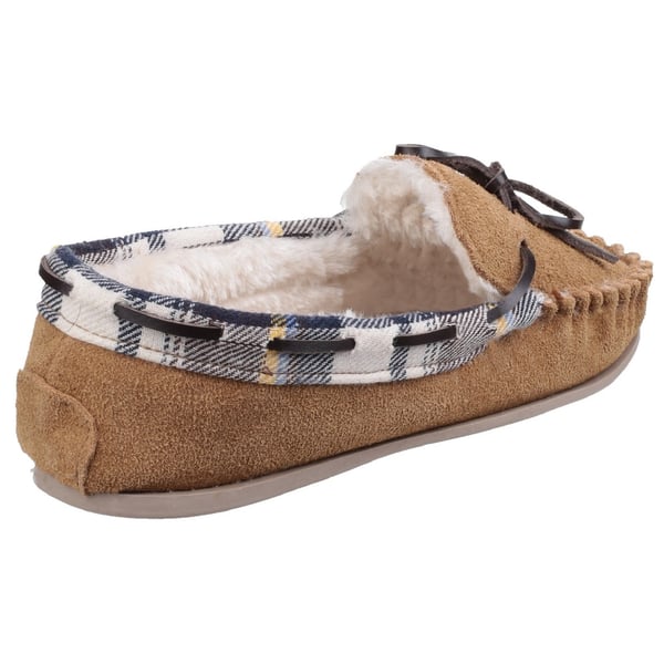 Cotswold Womens/Ladies Kilkenny Classic Fur Lined Moccasin Slippers