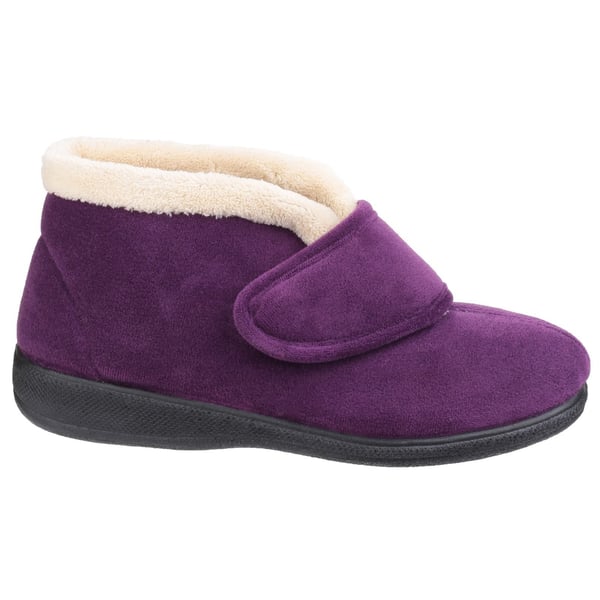 Fleet & Foster Womens/Ladies Levitt Touch Fasten Slippers