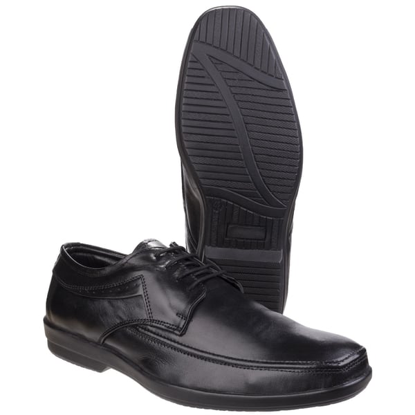 Fleet & Foster Mens Dave Apron Toe Oxford Formal Shoes
