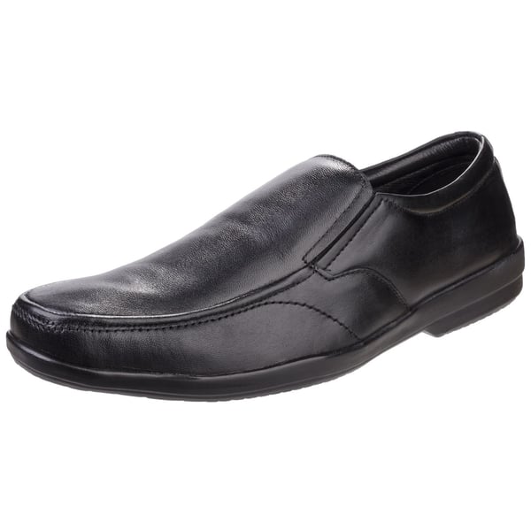 Fleet & Foster Mens Alan Formal Apron Toe Slip On Shoes
