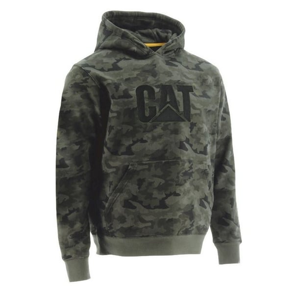 Caterpillar Sweatshirt med hætte med varemærke for mænd
