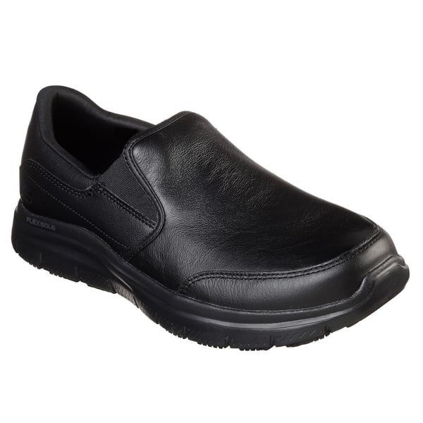 Skechers Herr Läder Flex Advantage SR - Bronwood Slip On Skor